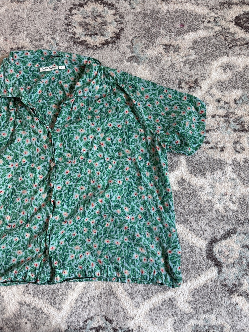Roller Rabbit Floral Button Down - Picture 3 of 11